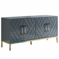 Brand new ⌛ Best Master Furniture Buffets & Sideboards Tamari High Gloss Lacquer Sideboard/Buffet 🧨