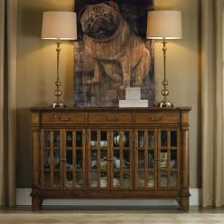 Outlet 🔔 Adjustable Shelves Hooker Furniture Tynecastle Buffet 🧨