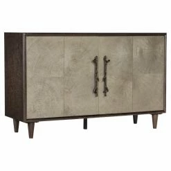 Wholesale 😉 Adjustable Shelves Hooker Furniture Melange Brennon 2 Door Accent Chest 🤩