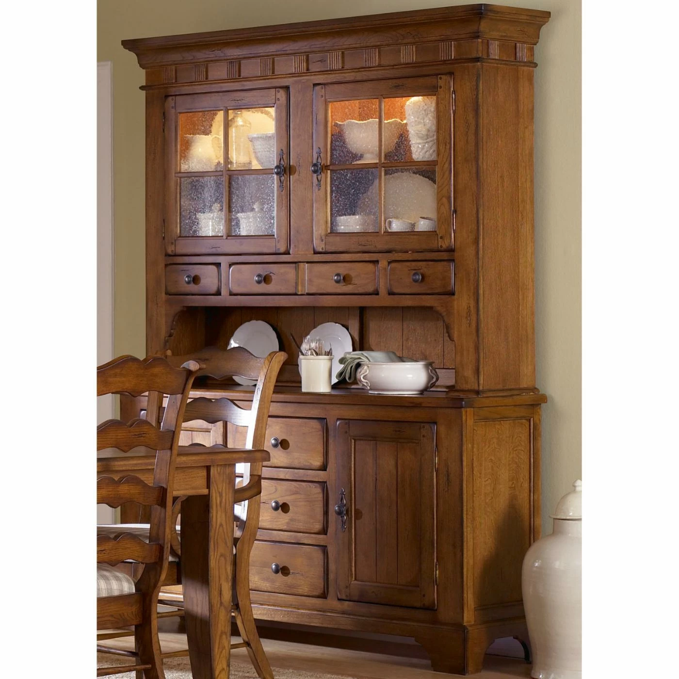 Cheap π Glass Doors Liberty Furniture Industries Treasures Dining Buffet With Optional Hutch β¨