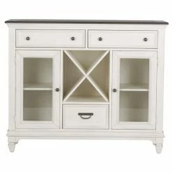 Best reviews of 🌟 Glass Doors Liberty Furniture Industries Allyson Park Buffet ⭐