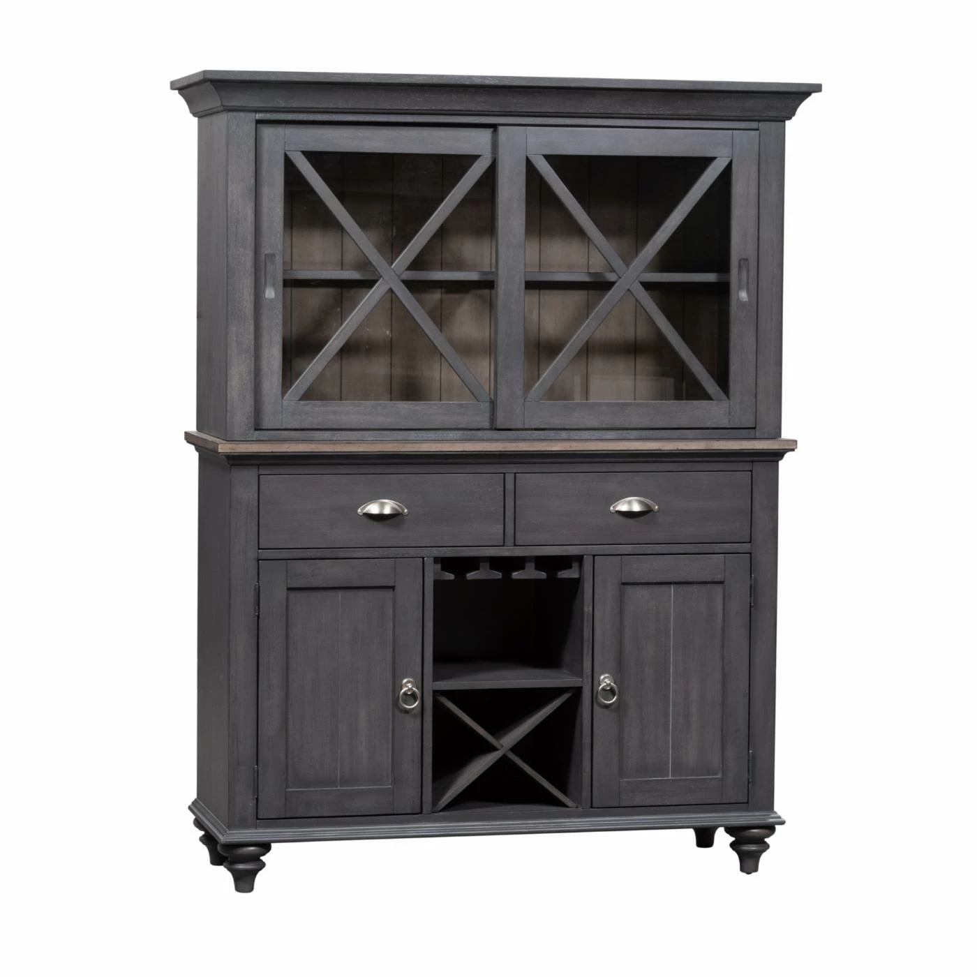 Wholesale π Glass Doors Liberty Furniture Ocean Isle Hutch/Buffet π―