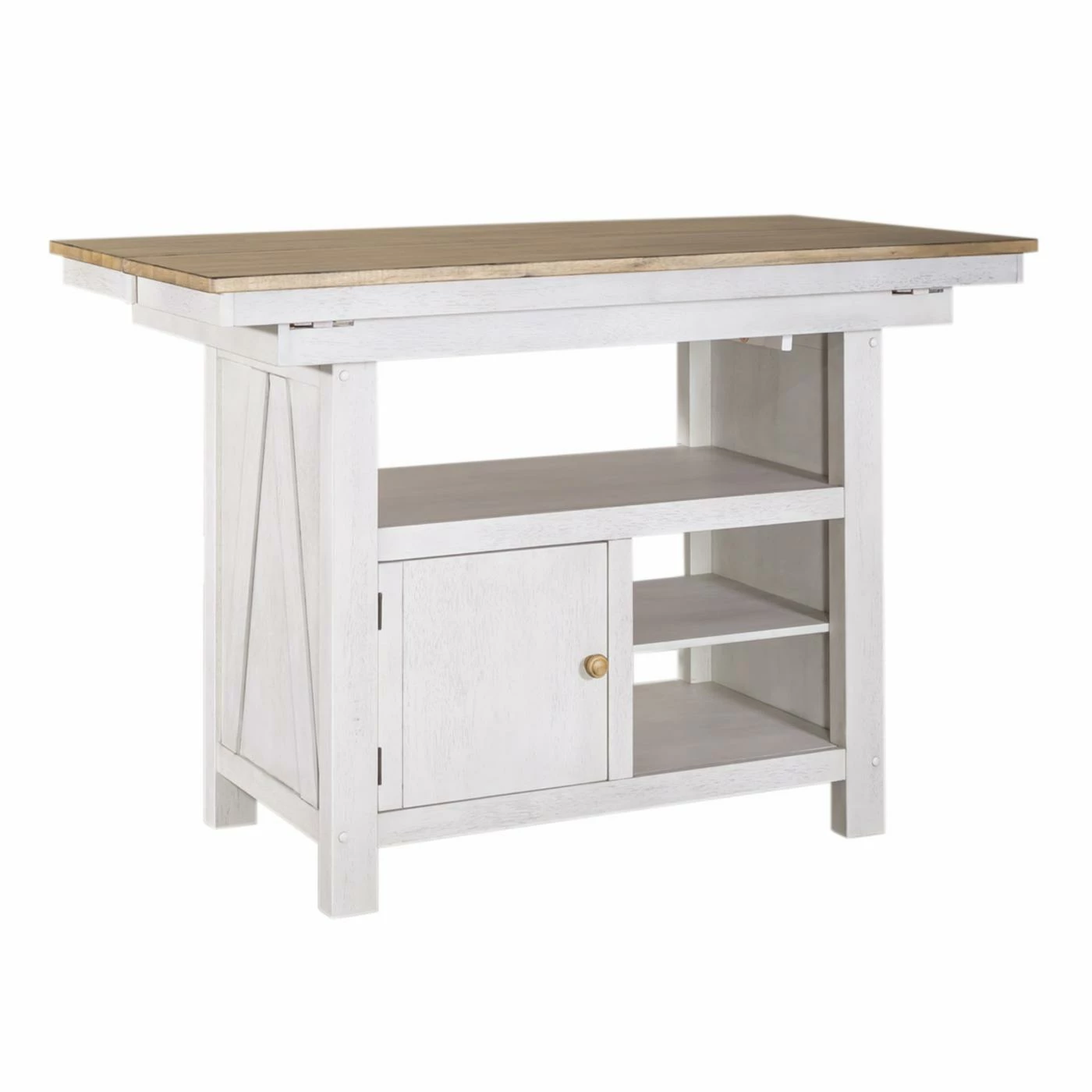 Cheapest βοΈ Glass Doors Liberty Furniture Lindsey Farm Kitchen Island π₯