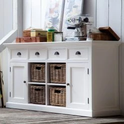 Coupon ✔️ Buffets & Sideboards Nova Solo Halifax Buffet With 4 Baskets 👏