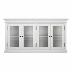 Outlet 🥰 Nova Solo Halifax Display Buffet With 4 Glass Doors ❤️