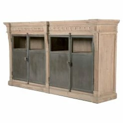 Top 10 ✔️ Glass Doors Orient Express Furniture Bella Antique Grecian Sideboard 💯