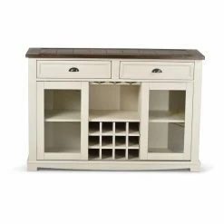 Cheapest 😉 Sliding Doors Steve Silver Co. Cayla Server With Wine Storage 🔔