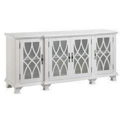 Cheapest βοΈ Glass Doors Stein World Anastasia Four Door Sideboard π