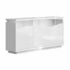 Discount 👍 Adjustable Shelves Furniture.Agency Nica 3 Cabinet Large Sideboard High Gloss 🧨