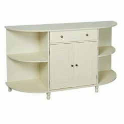 Hot Sale ✨ Adjustable Shelves Target Marketing Systems Grace 2 Door Buffet - Antique White ⭐