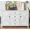 Buy 💯 Buffets & Sideboards DecMode Traditional Fir Wood Rectangular Sideboard 👏