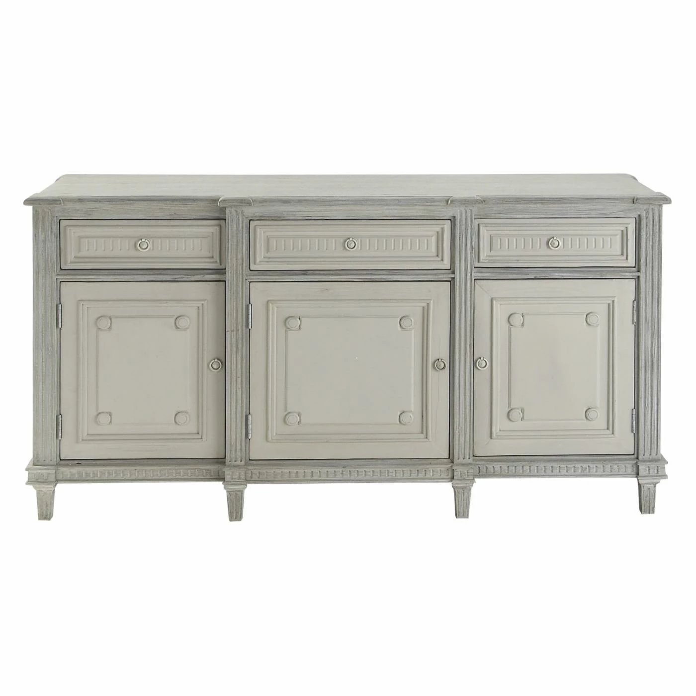 Flash Sale π Buffets & Sideboards DecMode Farmhouse Rectangular Pine Wood Buffet Cabinet β¨