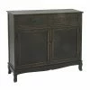 Best Sale 🥰 Wine Bottle Storage DecMode 2-Drawer Sideboard - Black 😀
