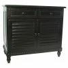 Cheap ✔️ Buffets & Sideboards Wayborn Stockholm Buffet Cabinet - Antique Black ⌛