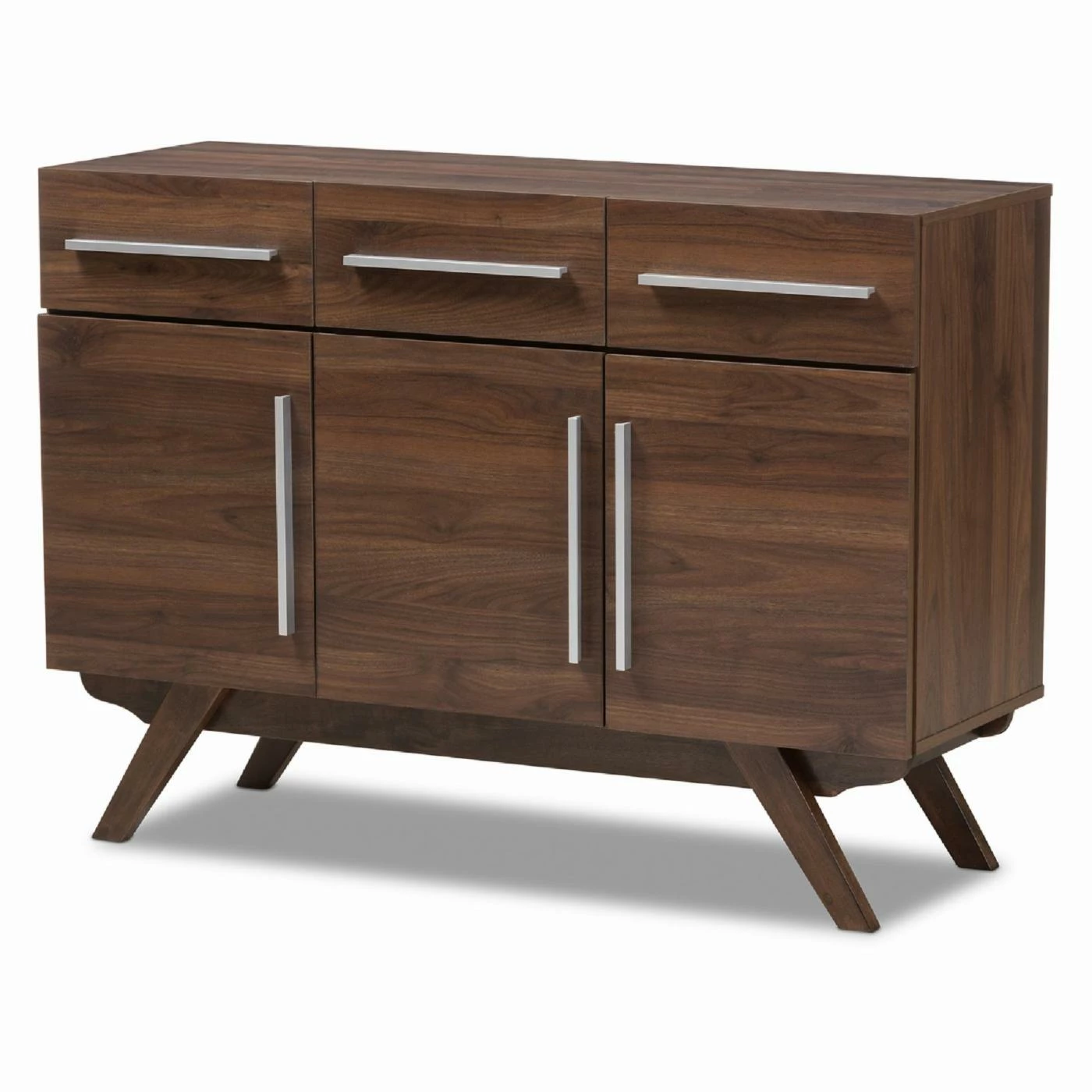 Coupon π Buffets & Sideboards HN Home Hewitt Mid-Century Modern Wood 3 Drawer Sideboard π
