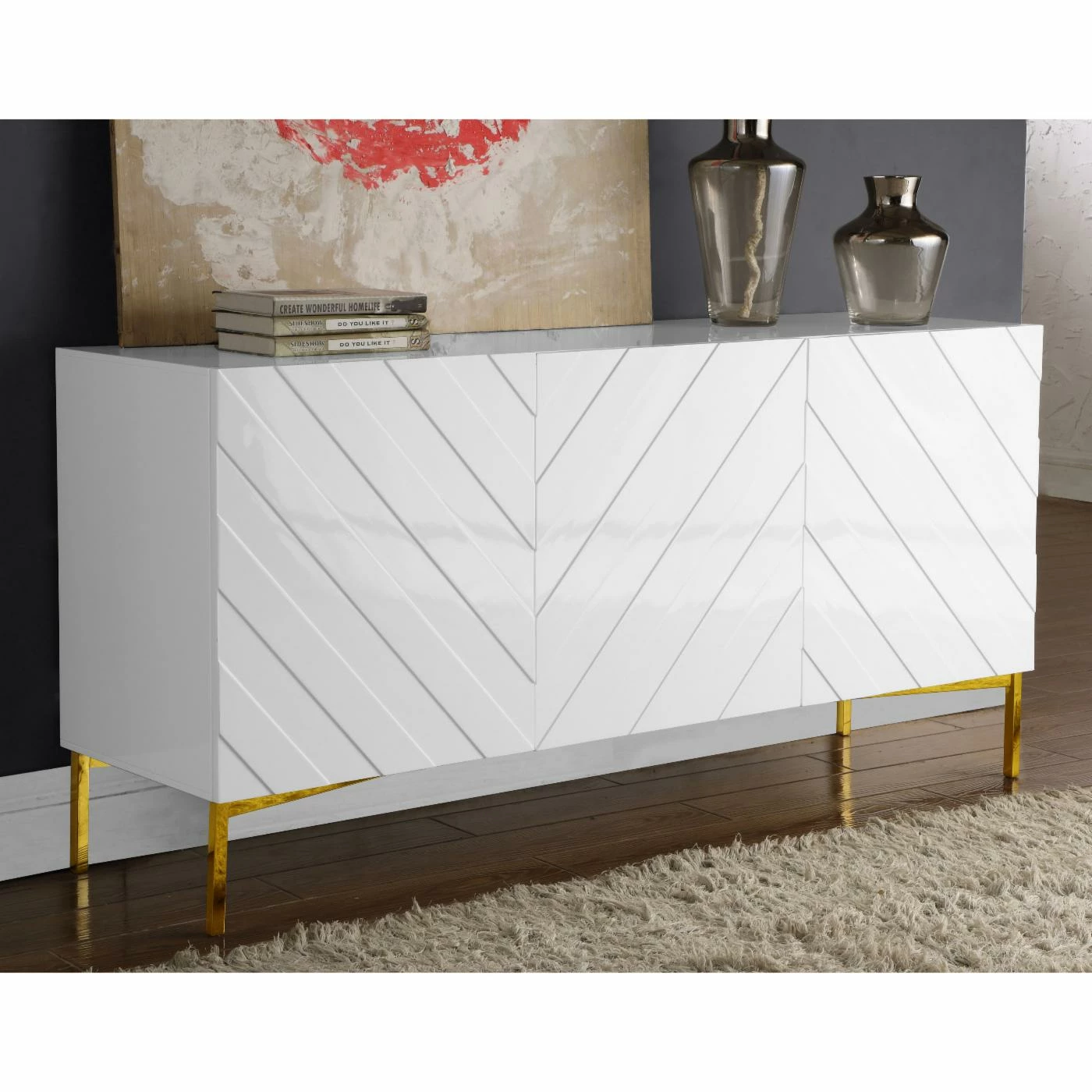 Cheapest 𧨠Buffets & Sideboards Meridian Furniture Inc Collette Sideboard/Buffet π₯° - Image 5