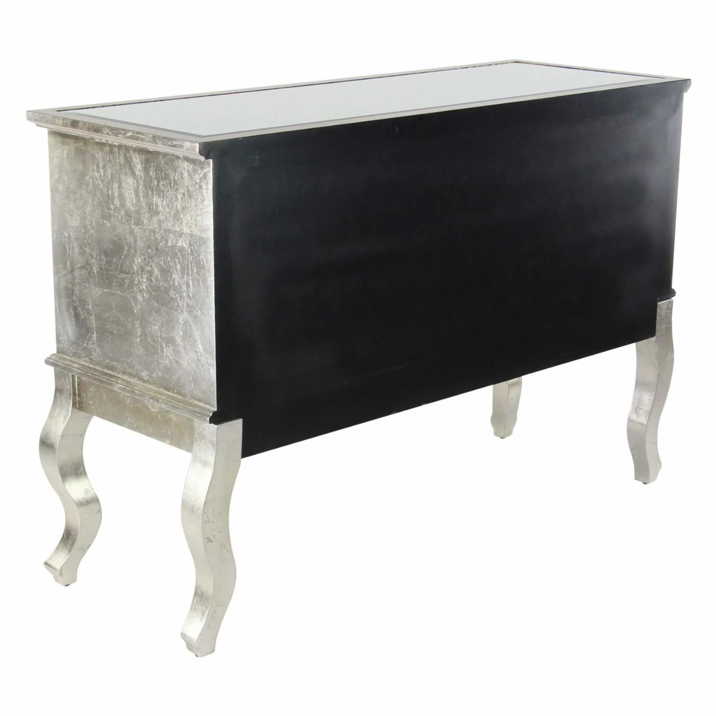 Promo π Buffets & Sideboards DecMode Modern Rectangular Mirror-Paneled Wooden Sideboard π - Image 5