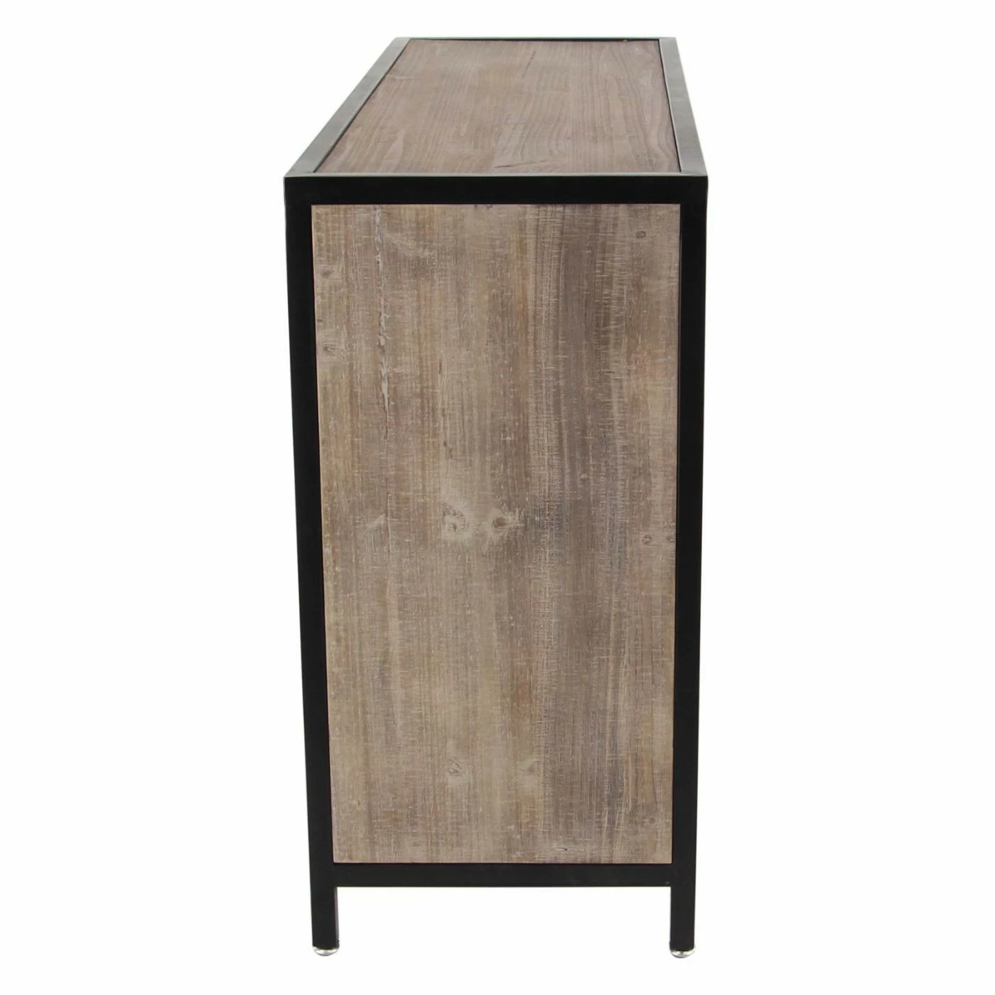 Discount π Credenzas DecMode Contemporary Zigzag 3 Door Cabinet π₯° - Image 5